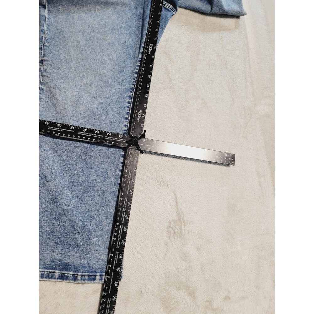 NWT Tommy Bahama Womens Jeans Size 16 Indigo Palms Mid-Rise Mini Bootcut Blue - Picture 13 of 16